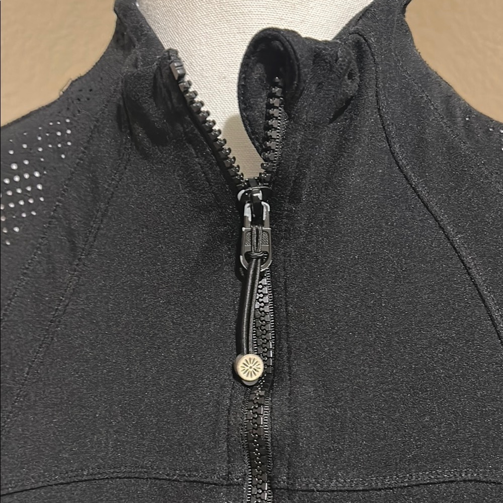 Tangerine Black Ski Jacket Sleek Tailored Design - Picture 3 of 9